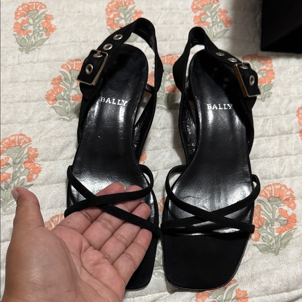 💎 Luxury! Bally Black Strappy Women's Sandals